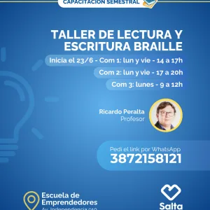 Taller de lectura y escritura braille (Comisión 2) - 23/06/25