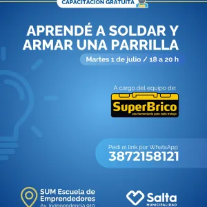Aprendé a soldar y armar una parrilla - 01/07/25