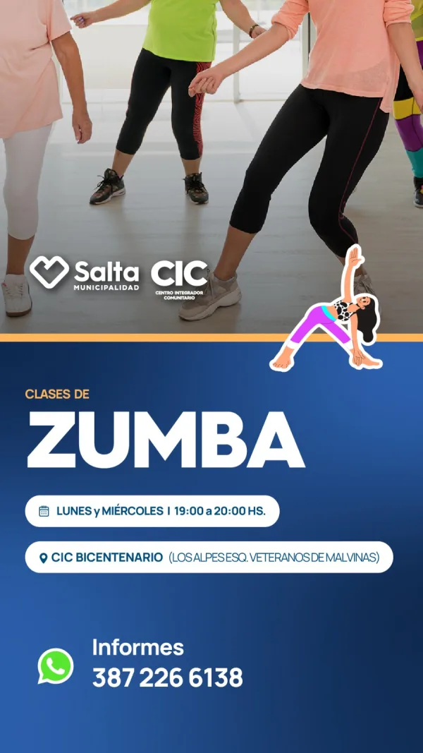 ACTIVIDAD GRATUITA‼  ZUMBA