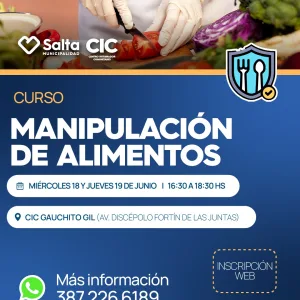 Curso de Manipulación de Alimentos - CIC Gauchito Gil