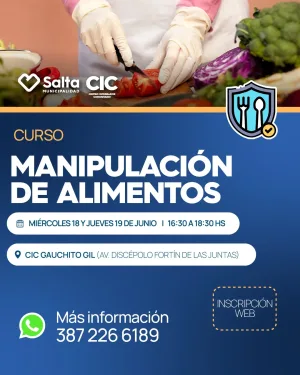 Curso de Manipulación de Alimentos - CIC Gauchito Gil