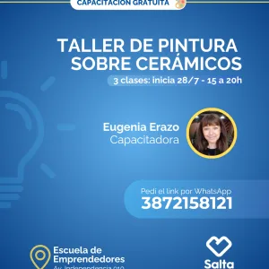 Taller de pintura sobre cerámicos - 28/07/25