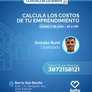 Calculá los costos de tu emprendimiento  - 07/07/25