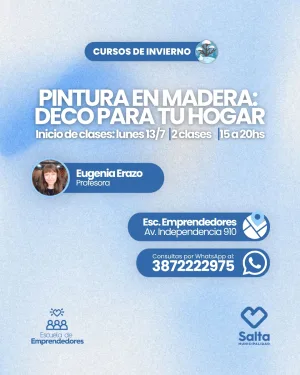Pintura en madera: deco para tu hogar - 13/07/2026
