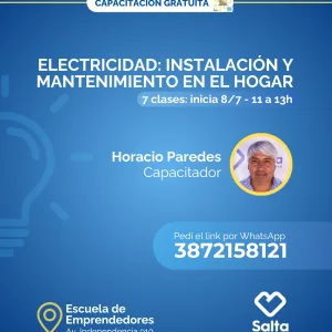 Electricidad: instalación y mantenimiento en el hogar (Comisión 2) - 08/07/25