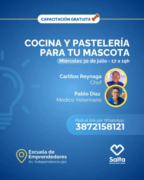 Cocina y pastelería para tu mascota - 30/07/25