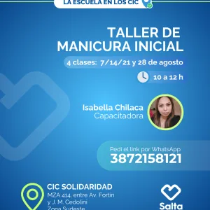 Taller de manicura inicial  - 07/08/25