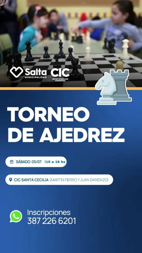 "TORNEO DE AJEDREZ" CIC. SANTA CECILIA