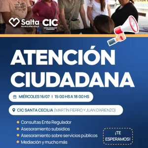 "ATENCION CUIDADANA " CIC. SANTA CECILIA