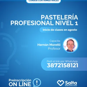 Cuatrimestral: Pastelería profesional nivel 1 - 07/07/25