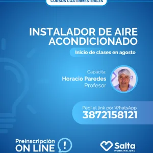 Cuatrimestral: Instalador de aire acondicionado - 10/07/25