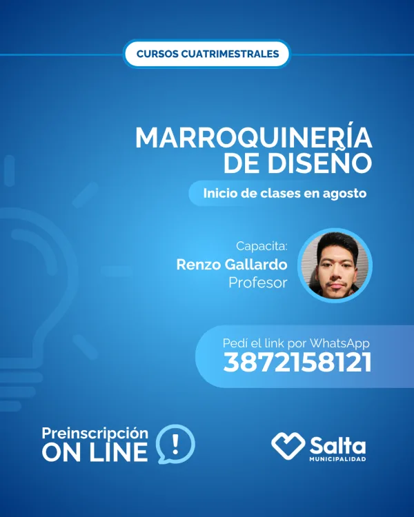 Cuatrimestral: Marroquinería de diseño - 11/07/25