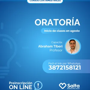 Cuatrimestral: Oratoria - 08/07/25