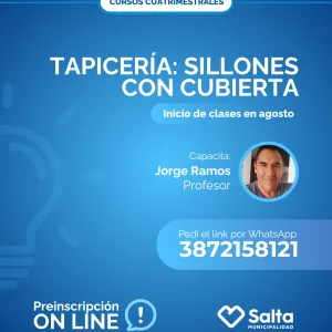 Cuatrimestral: Tapicería , sillones con cubierta - 09/07/25