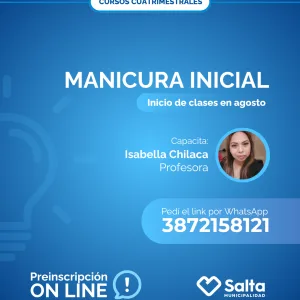 Cuatrimestral: manicura inicial - 09/07/25