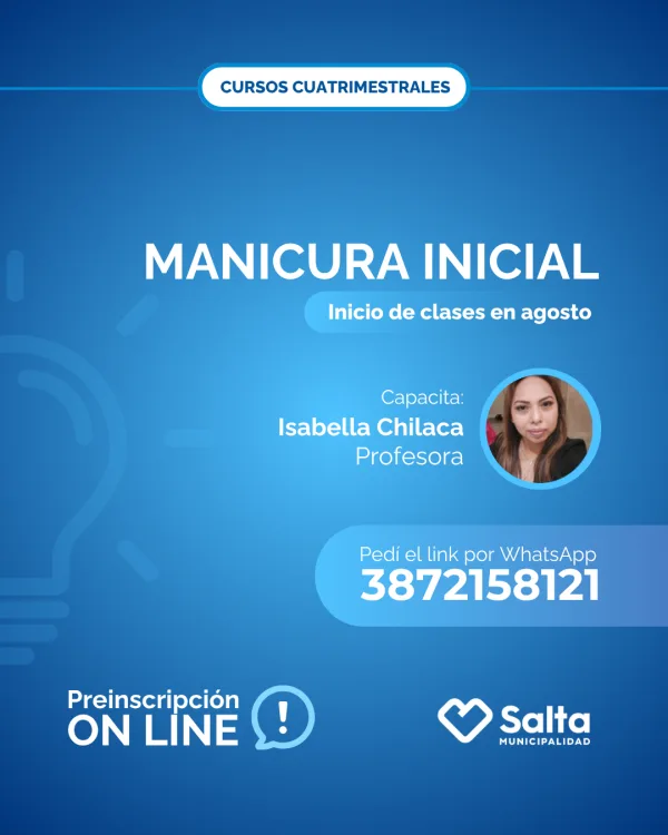 Cuatrimestral: manicura inicial - 09/07/25