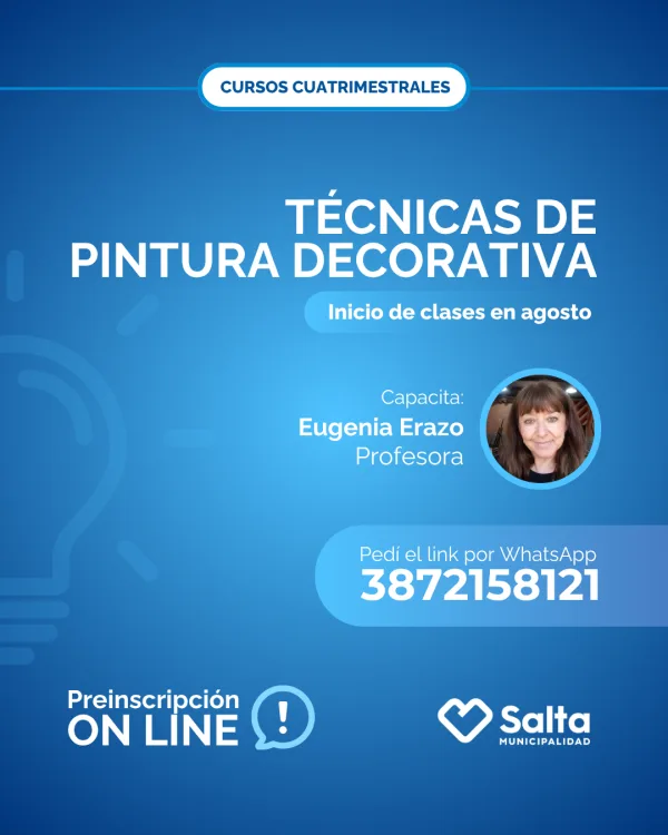 Cuatrimestral: Técnicas de pintura decorativa - 07/07/25