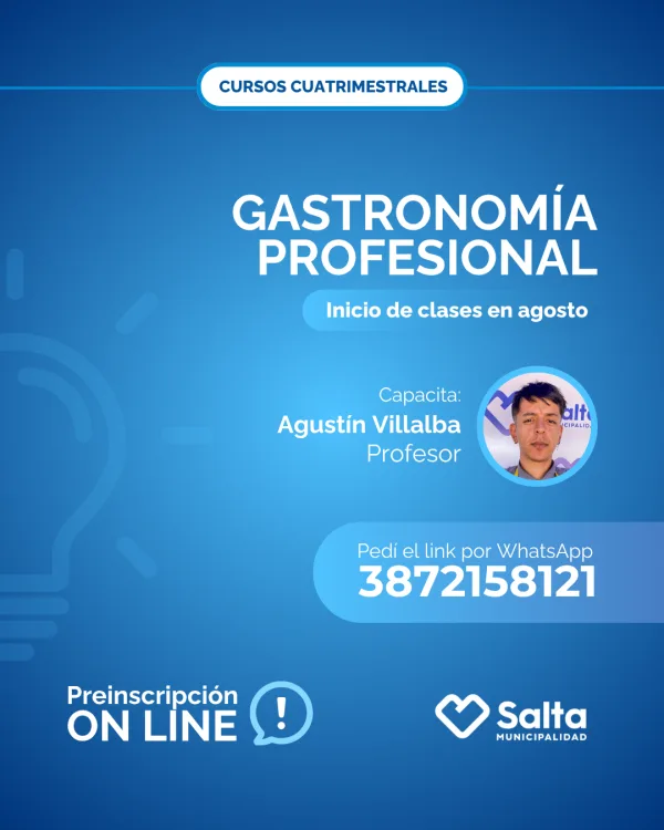 Cuatrimestral: Gastronomía profesional - 07/07/25