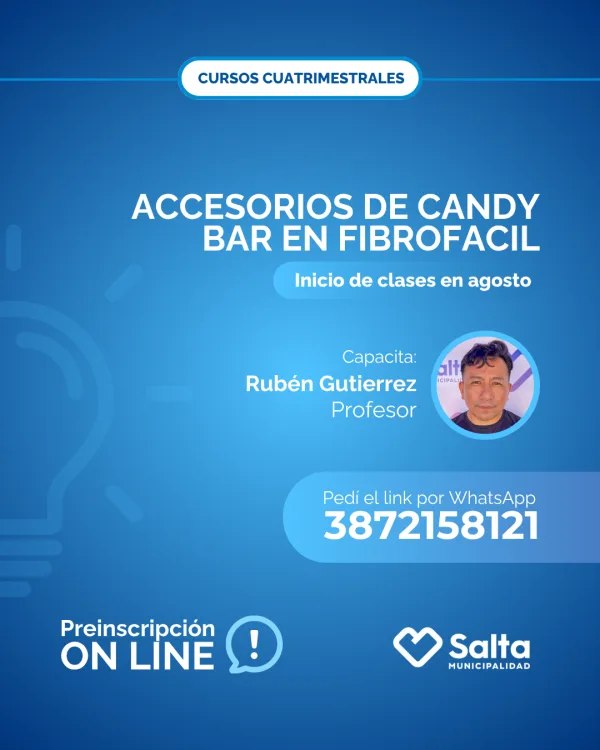 Cuatrimestral: Accesorios de candy bar en fibrofacil - 09/07/25