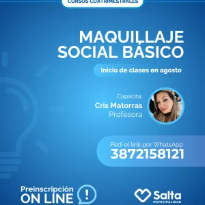 Cuatrimestral: maquillaje social básico - 10/07/25