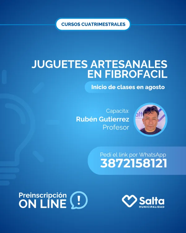 Cuatrimestral: juguetes artesanales en fibrofacil - 09/07/25