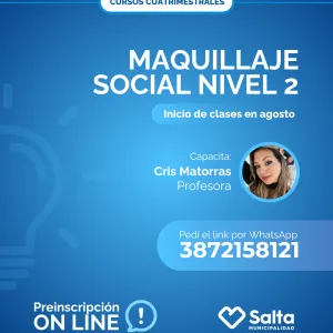 Cuatrimestral: maquillaje social nivel 2 - 10/07/25