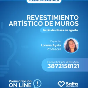 Cuatrimestral: Revestimiento artístico de muros - 07/07/25
