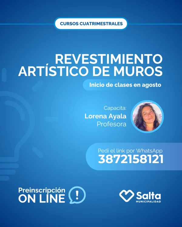 Cuatrimestral: Revestimiento artístico de muros - 07/07/25