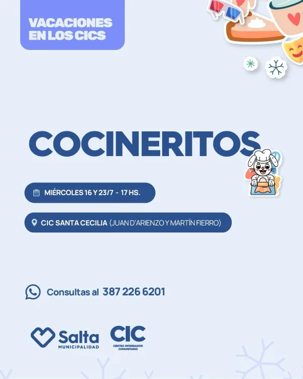 "COCINERITOS" CIC. SANTA CECILIA