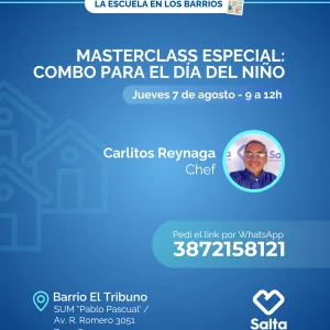 Masterclass especial: combo para el día del niño - 07/08/25