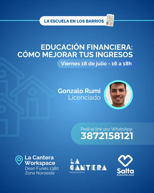 Educación financiera: cómo mejorar tus ingresos - 18/07/25