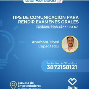 Tips de comunicación para rendir exámenes orales - 16 y 23/07/25