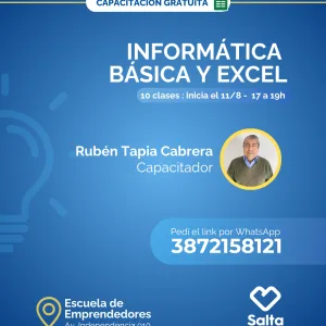 Informática básica y Excel - 11/08/25