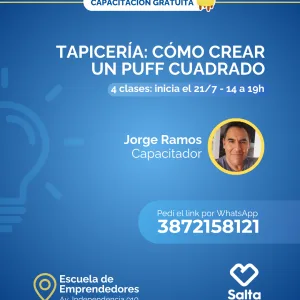 Tapicería: cómo crear un puff cuadrado - 21/07/25