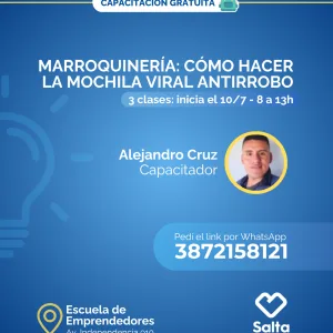 Marroquinería: cómo hacer la mochila viral antirrobo (Comisión 1) - 10/07/25