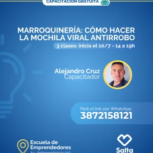 Marroquinería: cómo hacer la mochila viral antirrobo (Comisión 2) - 10/07/25