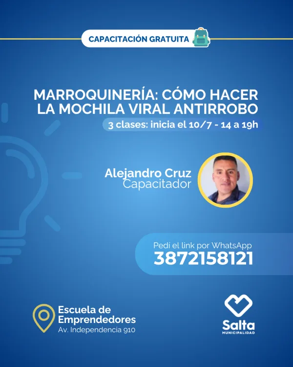 Marroquinería: cómo hacer la mochila viral antirrobo (Comisión 2) - 10/07/25
