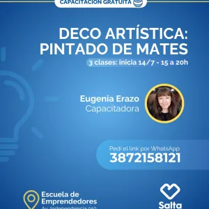 Deco artística: pintado de mates - 14/07/25