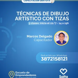 Técnicas de dibujo artístico con tizas - 22/07/25