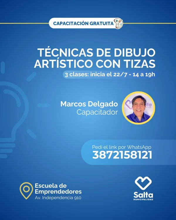 Técnicas de dibujo artístico con tizas - 22/07/25