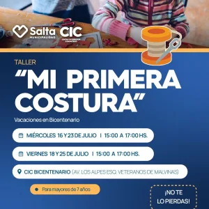TALLER “MI PRIMERA COSTURA”