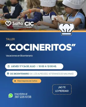 TALLER “COCINERITOS” ‍‍