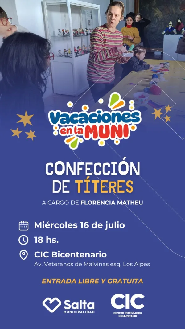 Taller : Confección de títeres