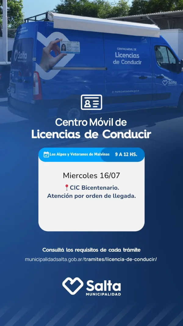 CENTRO MÓVIL DE LICENCIA DE CONDUCIR