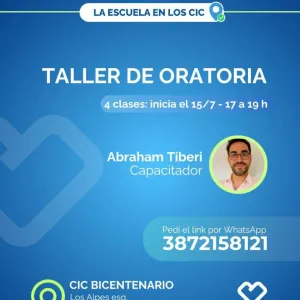 Taller de Oratoria: ¡Desarrolla tu voz!
