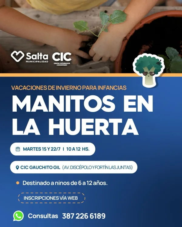 Manitos en la Huerta - CIC Gauchito Gil