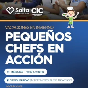 PEQUEÑOS CHEFS EN ACCION. CIC SOLIDARIDAD