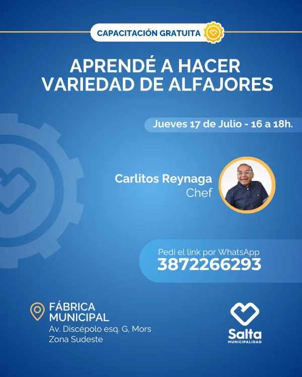 Aprendé a hacer variedad de alfajores - 17/07/25