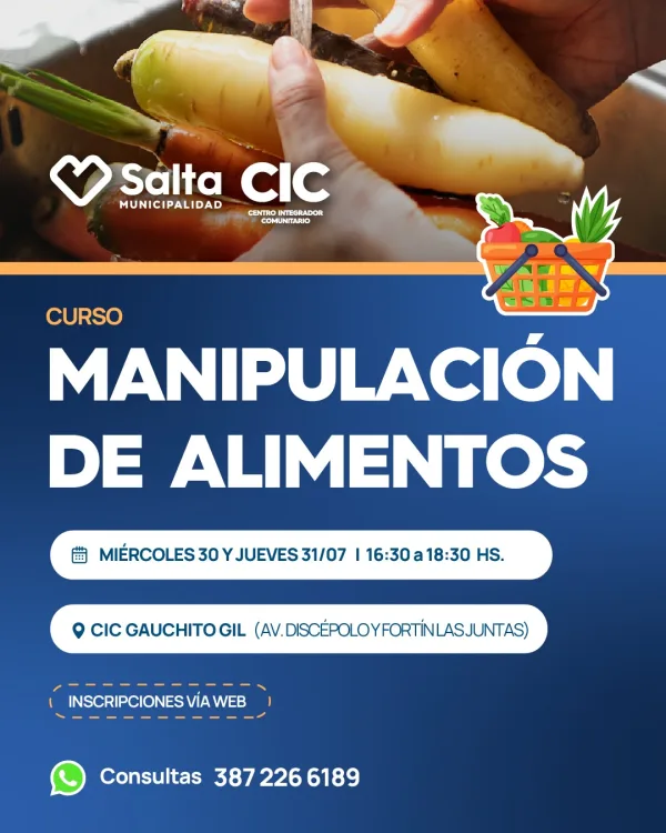 Curso de Manipulación de Alimentos - CIC Gauchito Gil