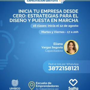 Inicia tu empresa desde cero: estrategias para el diseño y puesta en marcha - 12/08/25